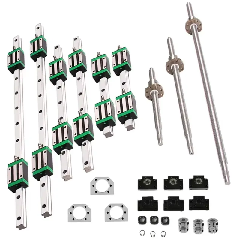 6 Sets HGR20 Linear Guide Rail - Hgr20 Linear Guide Rail Ballscrew Set 评论和价格