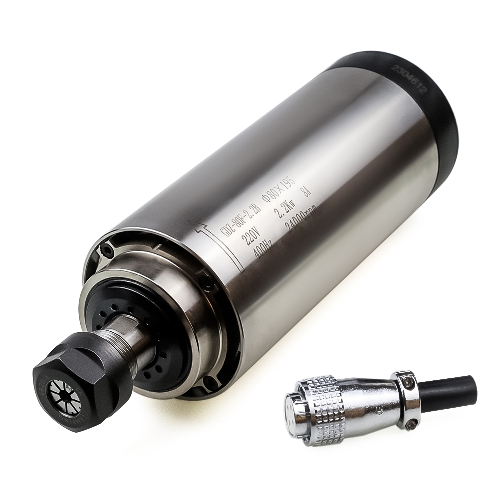 2.2KW 1.5KW Air Cooled CNC Spi - Air Cooled 1.5Kw Spindle Motor Inverter 110V 评论和价格